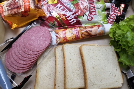 Сендвич с острым соусом. #махеевънаприроде: шаг 1