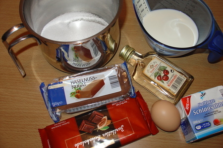 Шоколадно-ореховый ликёр.: шаг 1