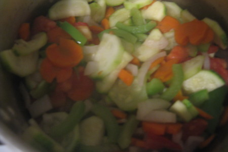 Лосось в горчично-майонезном соусе запечёный с овощами: шаг 3