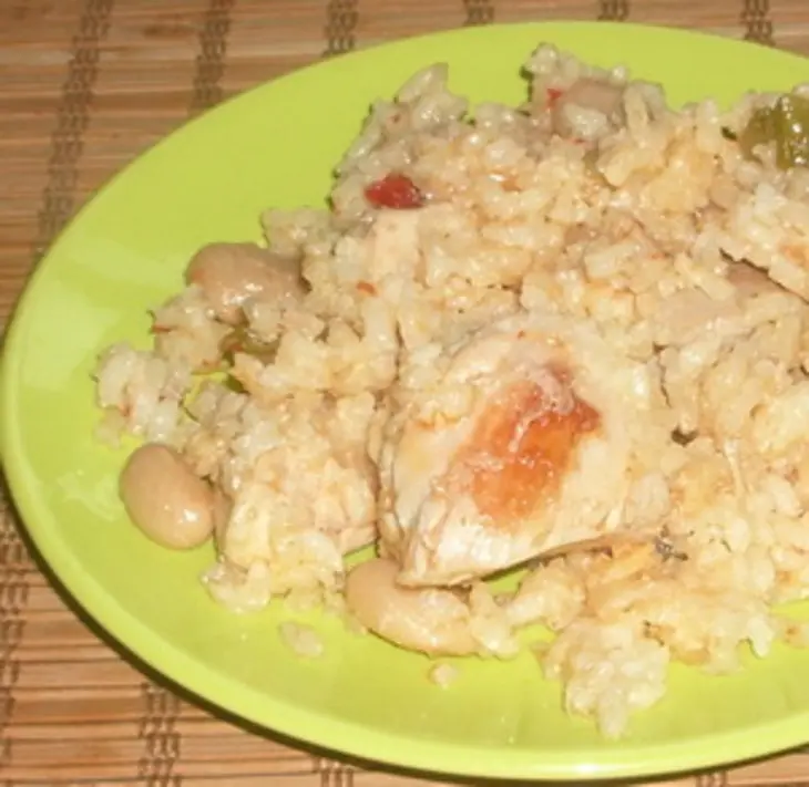 Валенсийская паэлья с кроликом: шаг 6