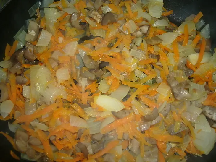 Бурёнкино достоинство с овощами: шаг 3