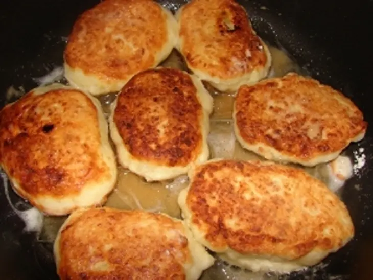 Сырники с начинкой: шаг 5