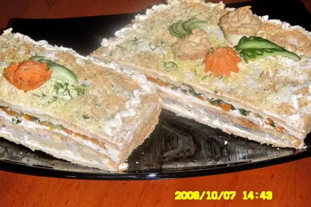 Торт "закусочный": шаг 8