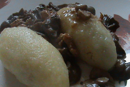 Цепелинай из варенного картофеля: шаг 4