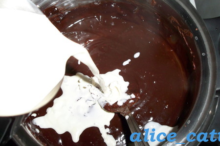 Шоколадно-мраморный чизкейк: шаг 4