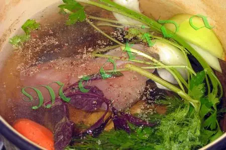 Суп-пюре "лучик солнца" с крутонами: шаг 1