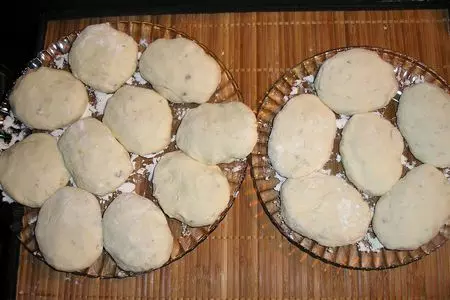 Медовые  сырники: шаг 3