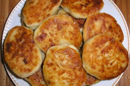 Медовые  сырники: шаг 5