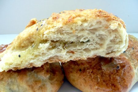 Булочки из французского хлебного теста с киви: шаг 2