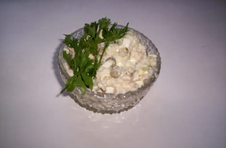 Салат "косой": шаг 7