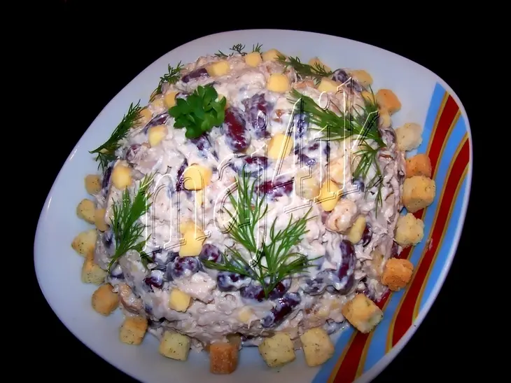 Салат "феерия вкуса": шаг 6
