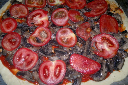 Пицца с грибами #махеевнаприроде: шаг 14