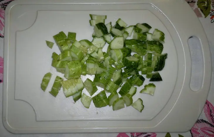 Овощной салат с кукурузой #махеевънаприроде: шаг 2