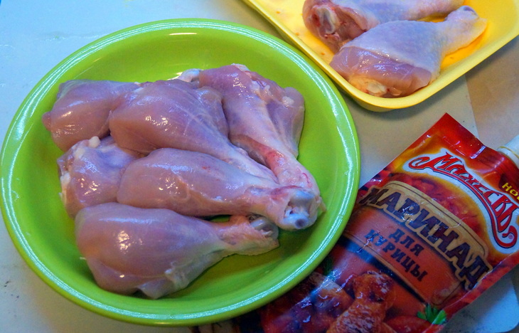 Куриные голени под сырной шапкой #махеевънаприроде.: шаг 1