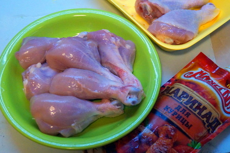 Куриные голени под сырной шапкой #махеевънаприроде.: шаг 1