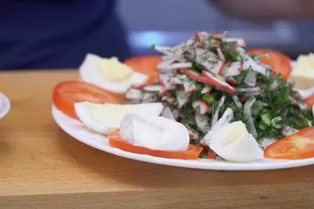 Летние овощные салаты: шаг 6