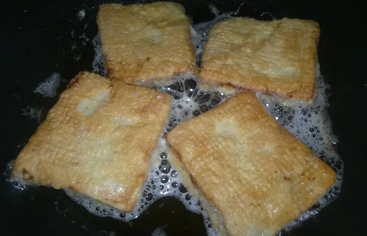 Мясные лепёшки на вафельных коржах #махеевнаприроде: шаг 10