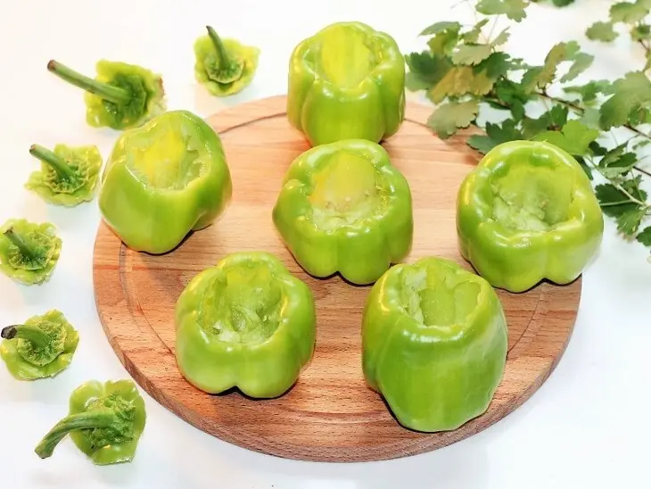 Фаршированный перец с мясом и рисом#махеевънаприроде: шаг 4