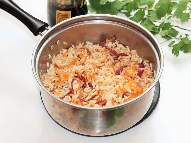 Фаршированный перец с мясом и рисом#махеевънаприроде: шаг 7