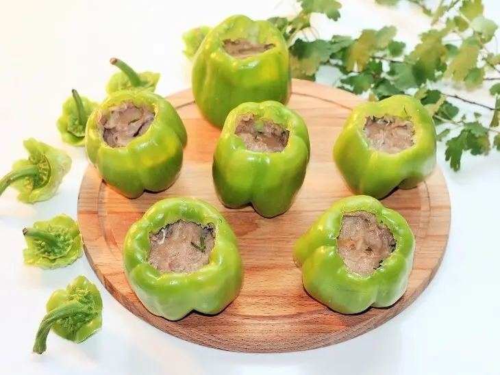 Фаршированный перец с мясом и рисом#махеевънаприроде: шаг 11