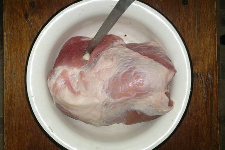 Запечённая свинина в ароматной "шубе" #махеевънаприроде: шаг 1