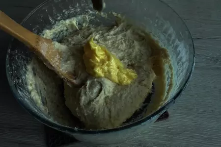 Абрикосовый пирог с посыпкой (штрейзелем): шаг 3