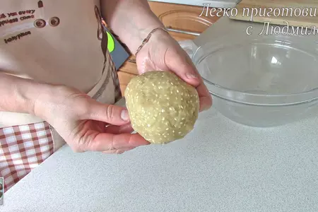 Галетное печенье с кунжутом: шаг 3
