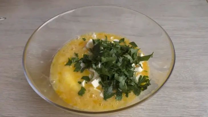 Запеканка с мясными шариками и грибами: шаг 4