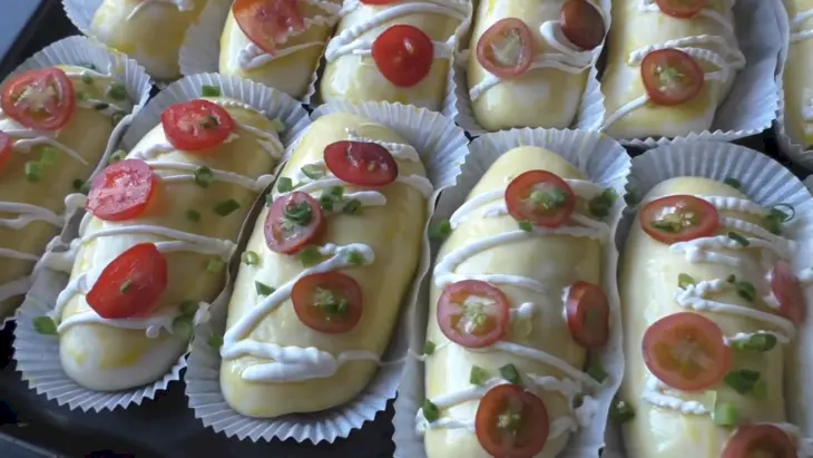 Сырные булочки, мягкие и с хрустящей корочкой: шаг 6