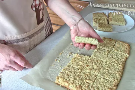 Постное (вегетарианское) лимонное песочное печенье: шаг 10