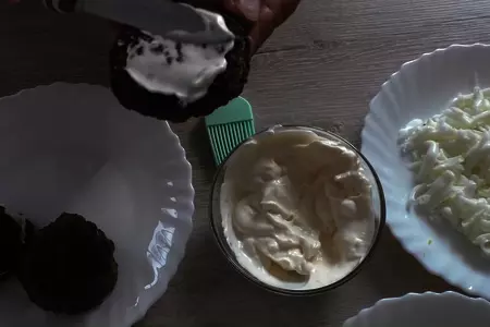 Закуска "печёночные ромашки": шаг 6