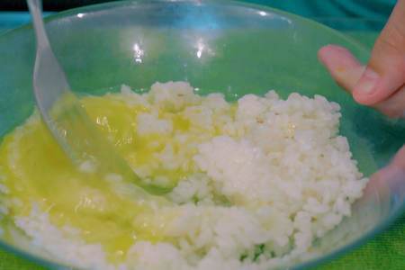 Завтрак из риса с яйцом: шаг 2
