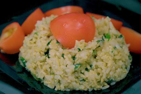 Завтрак из риса с яйцом: шаг 6