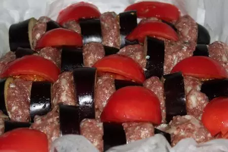 Запеченный кебаб с баклажанами (patlican kebabi): шаг 3
