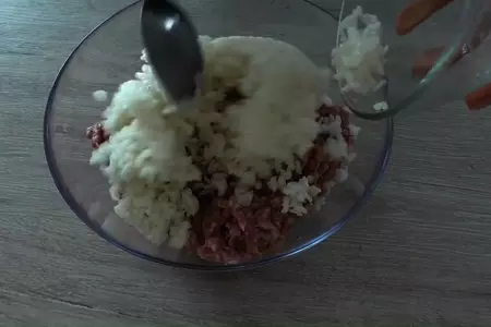 Капустный рулет с фаршем / простой рецепт: шаг 3