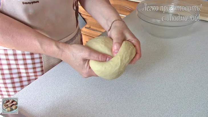 Постные (вегетарианские) рогалики с маком и яблоками: шаг 2