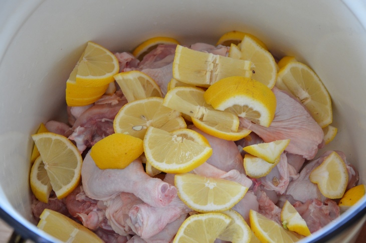 Курица, маринованная в лимоне: шаг 3