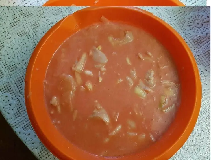 Куриное филе в маринаде из томатного соуса и айрана: шаг 5
