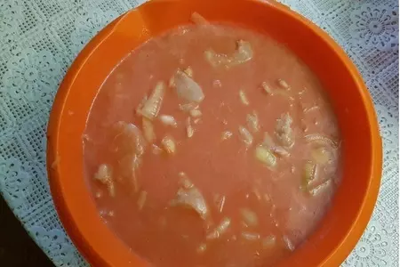 Куриное филе в маринаде из томатного соуса и айрана: шаг 5