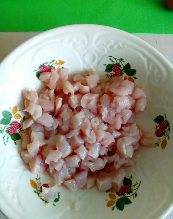 Куриные биточки со сливками: шаг 2