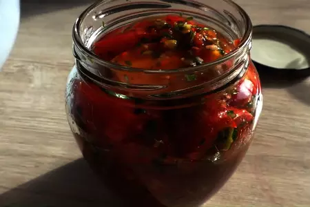 Помидоры по-корейски на зиму: шаг 5