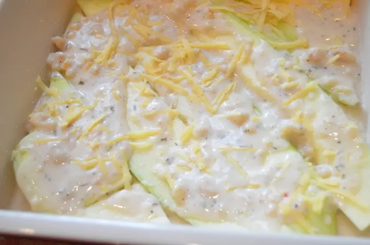 Кабачковая лазанья с печеными овощами.: шаг 3