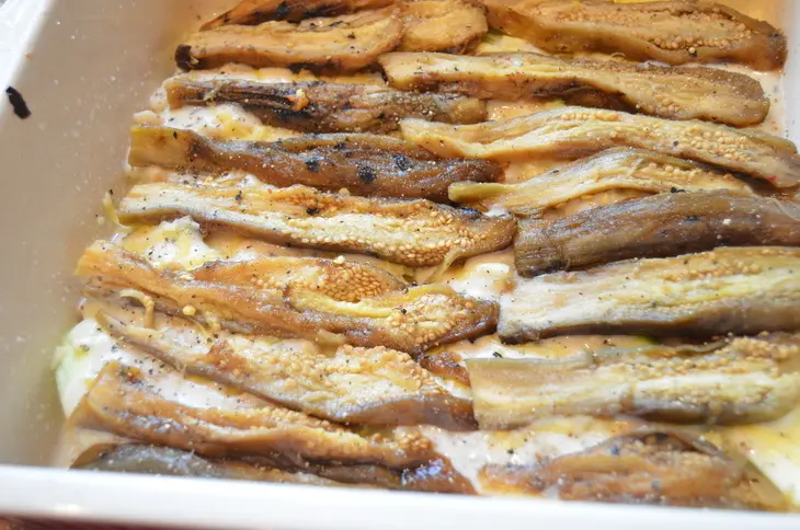 Кабачковая лазанья с печеными овощами.: шаг 4