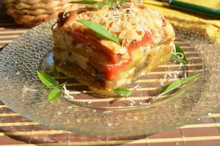 Кабачковая лазанья с печеными овощами.: шаг 9