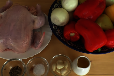 Курица с луковым соусом: шаг 1