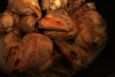 Курица с луковым соусом: шаг 3