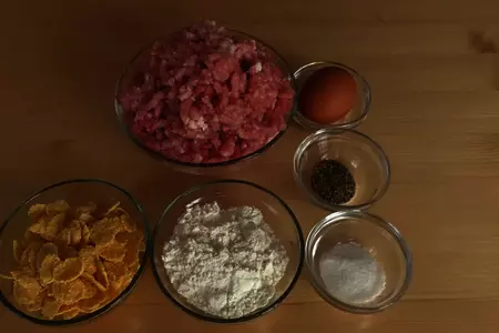 Рецепты из фарша: шаг 1