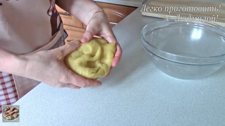 Открытый пирог с рыбой и овощами: шаг 5