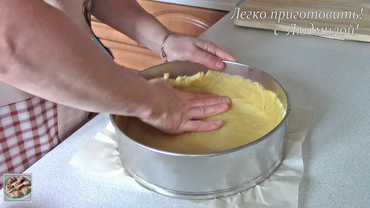 Открытый пирог с рыбой и овощами: шаг 6