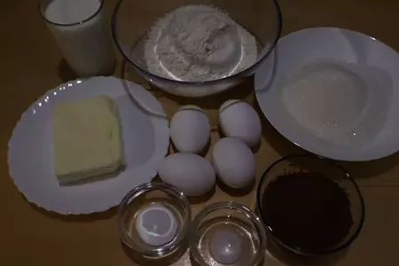 Шоколадный десерт: шаг 1